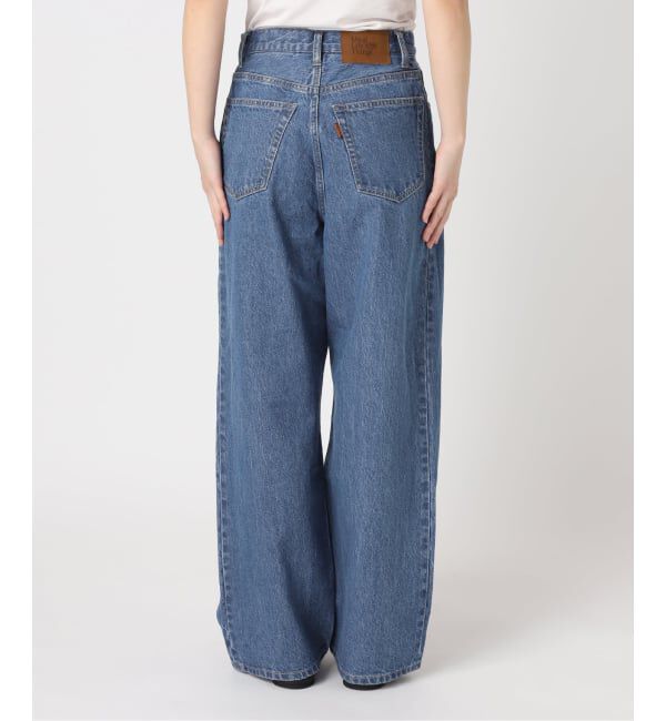 追加 ULTサマーデニムハイライズルーズ5PKT BLUE/NAVY（OUTDOOR