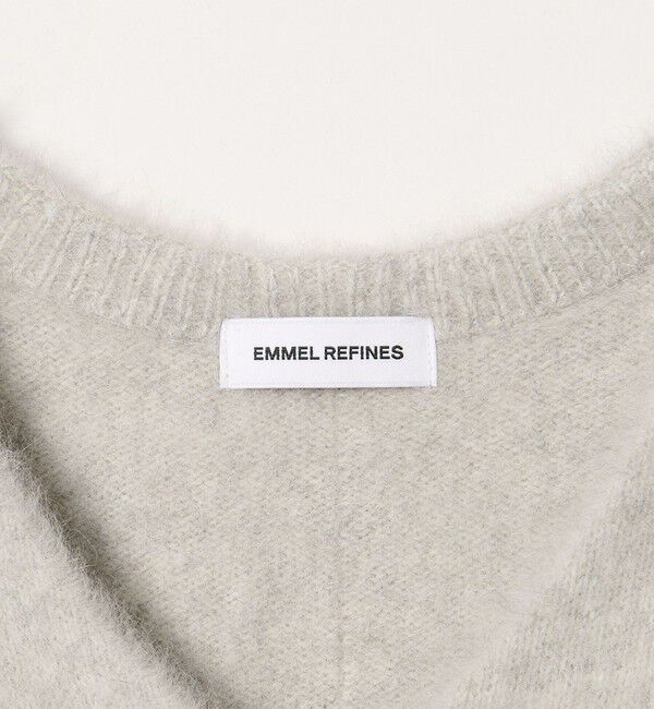 EMMEL REFINES「＜EMMEL REFINES＞EM FOX/NY/CA ポケット Vネック カーディガン」|カーディガン|
