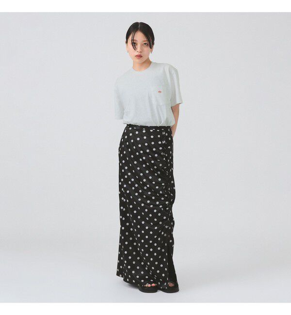 BEAMS SELECTION for WOMEN「DANTON / ポケット Tシャツ　26SS 洗濯可 ロゴオーバーサイズ リラックス メンズライク ダントン」|Tシャツ・カットソー|