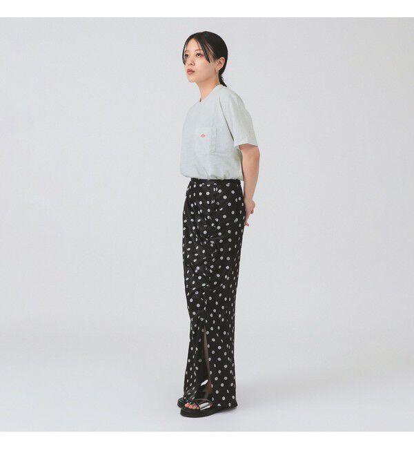 BEAMS SELECTION for WOMEN「DANTON / ポケット Tシャツ　26SS 洗濯可 ロゴオーバーサイズ リラックス メンズライク ダントン」|Tシャツ・カットソー|