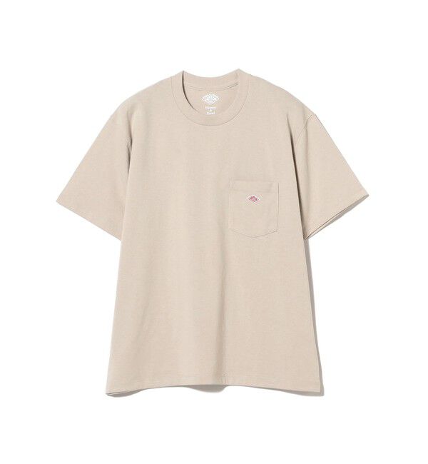BEAMS SELECTION for WOMEN「DANTON / ポケット Tシャツ　26SS 洗濯可 ロゴオーバーサイズ リラックス メンズライク ダントン」|Tシャツ・カットソー|