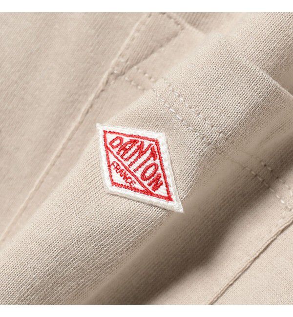 BEAMS SELECTION for WOMEN「DANTON / ポケット Tシャツ　26SS 洗濯可 ロゴオーバーサイズ リラックス メンズライク ダントン」|Tシャツ・カットソー|