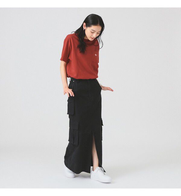 BEAMS SELECTION for WOMEN「DANTON / ポケット Tシャツ　26SS 洗濯可 ロゴオーバーサイズ リラックス メンズライク ダントン」|Tシャツ・カットソー|