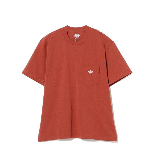 BEAMS SELECTION for WOMEN「DANTON / ポケット Tシャツ　26SS 洗濯可 ロゴオーバーサイズ リラックス メンズライク ダントン」|Tシャツ・カットソー|