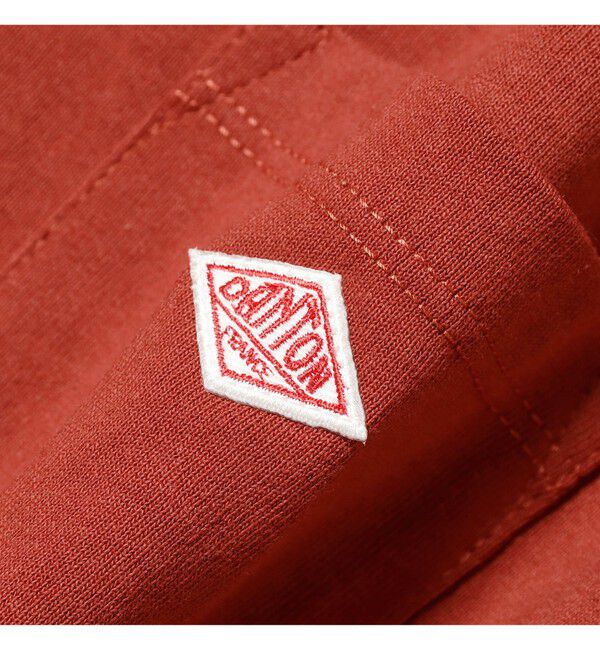 BEAMS SELECTION for WOMEN「DANTON / ポケット Tシャツ　26SS 洗濯可 ロゴオーバーサイズ リラックス メンズライク ダントン」|Tシャツ・カットソー|