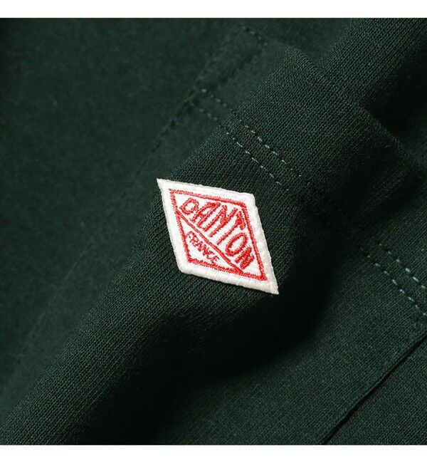 BEAMS SELECTION for WOMEN「DANTON / ポケット Tシャツ　26SS 洗濯可 ロゴオーバーサイズ リラックス メンズライク ダントン」|Tシャツ・カットソー|