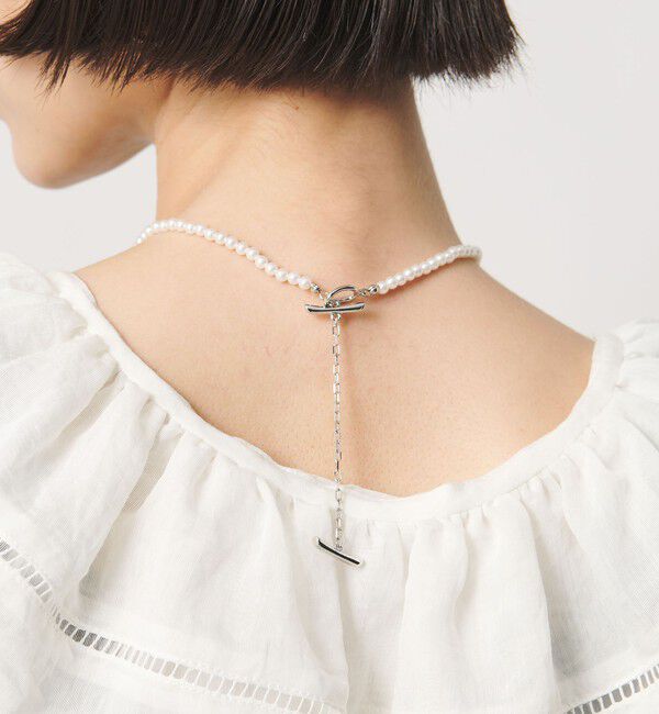 UNITED ARROWS「4MM イミテーションパール 2WAY ネックレス」|ネックレス|
