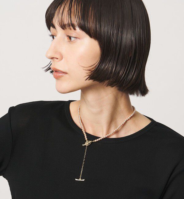 UNITED ARROWS「4MM イミテーションパール 2WAY ネックレス」|ネックレス|
