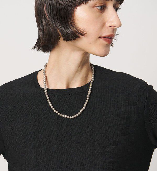 UNITED ARROWS「6MM イミテーションパール 2WAY ネックレス」|ネックレス|MD.GRAY
