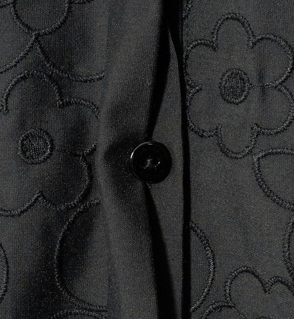UNITED ARROWS「3Dフラワー ペプラム ブラウス ‐ウォッシャブル‐」|シャツ・ブラウス|