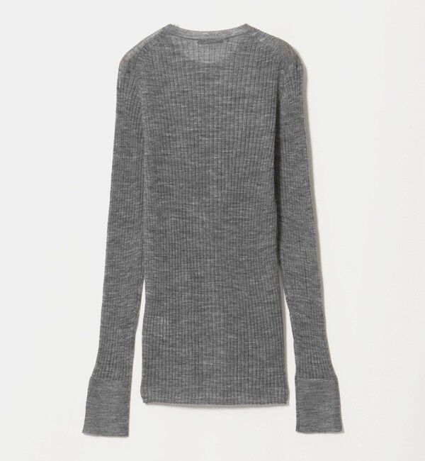 UNITED ARROWS「＜SLOANE＞16G リブ シアー カーディガン」|カーディガン|