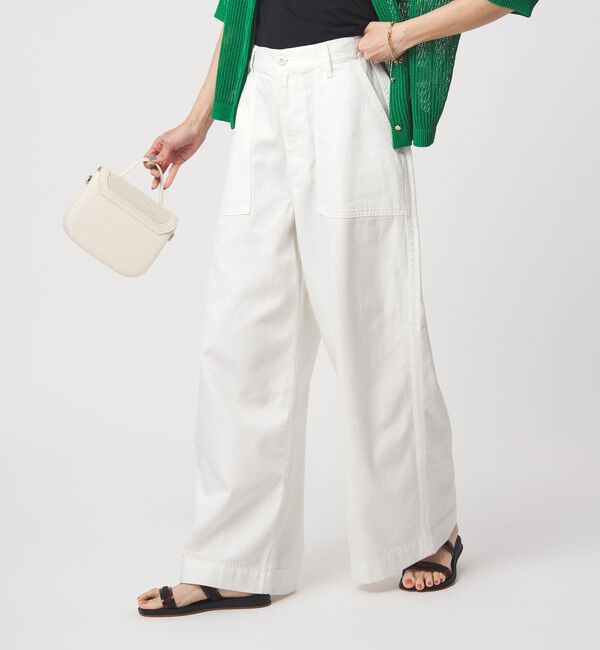 UNITED ARROWS green label relaxing「＜スタイリスト兵藤千尋さんコラボ＞ベイカー ライト デニム」|デニム|
