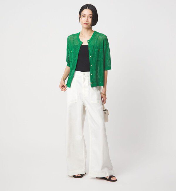 UNITED ARROWS green label relaxing「＜スタイリスト兵藤千尋さんコラボ＞ベイカー ライト デニム」|デニム|