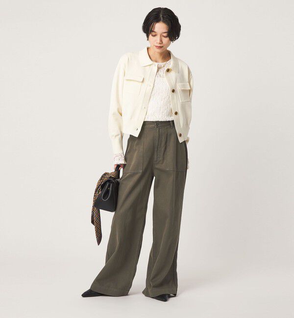 UNITED ARROWS green label relaxing「＜スタイリスト兵藤千尋さんコラボ＞ベイカー ライト デニム」|デニム|