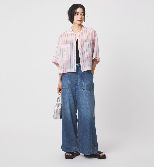 UNITED ARROWS green label relaxing「＜スタイリスト兵藤千尋さんコラボ＞ベイカー ライト デニム」|デニム|