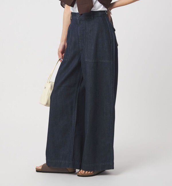 UNITED ARROWS green label relaxing「＜スタイリスト兵藤千尋さんコラボ＞ベイカー ライト デニム」|デニム|