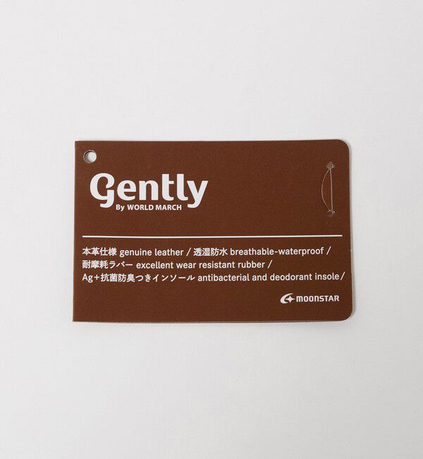 UNITED ARROWS green label relaxing「＜MOONSTAR＞gently Uチップ ブラック ドレススニーカー」|スニーカー|