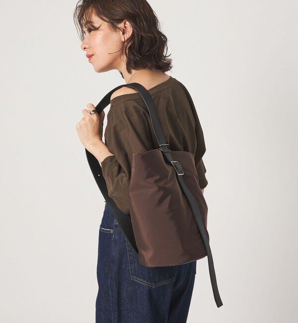 UNITED ARROWS green label relaxing「＜スタイリスト 兵藤千尋さんコラボ・PARTE＞2WAY バケットバッグ 撥水」|ショルダー・メッセンジャー|