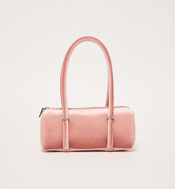 EMMEL REFINES「＜EMMEL REFINES＞EM ベロア ボウリングバッグ」|その他|PINK