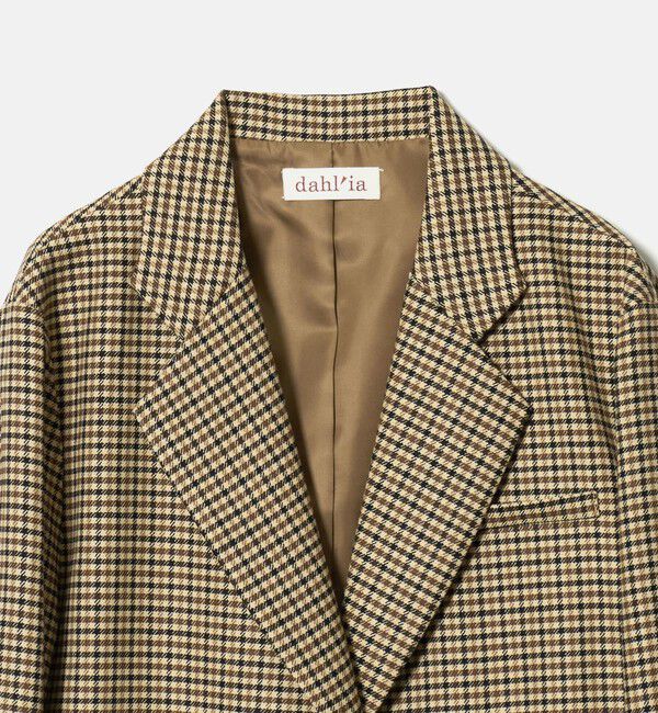 UNITED ARROWS green label relaxing「【別注】＜dahl'ia＞チェック ジャケット」|テーラードジャケット|