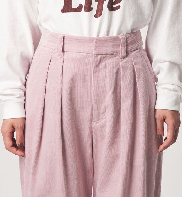 UNITED ARROWS green label relaxing「【WEB限定】＜at ease＞コーデュロイ タック パンツ」|その他|