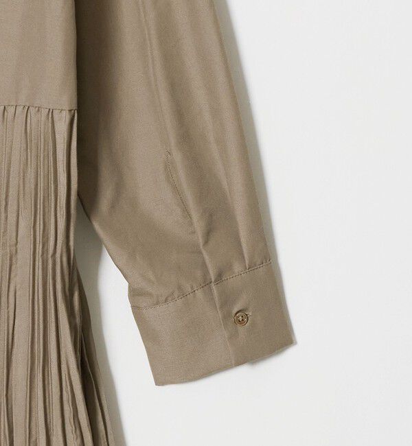 UNITED ARROWS green label relaxing「［size SHORT/TALLあり］ワッシャー プリーツ ロングスリーブ ワンピース」|ワンピース|