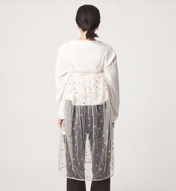 UNITED ARROWS green label relaxing「【WEB限定】＜at ease＞チュール シシュウ 2WAY スカート ワンピース」|その他|