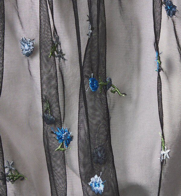 UNITED ARROWS green label relaxing「【WEB限定】＜at ease＞チュール シシュウ 2WAY スカート ワンピース」|その他|