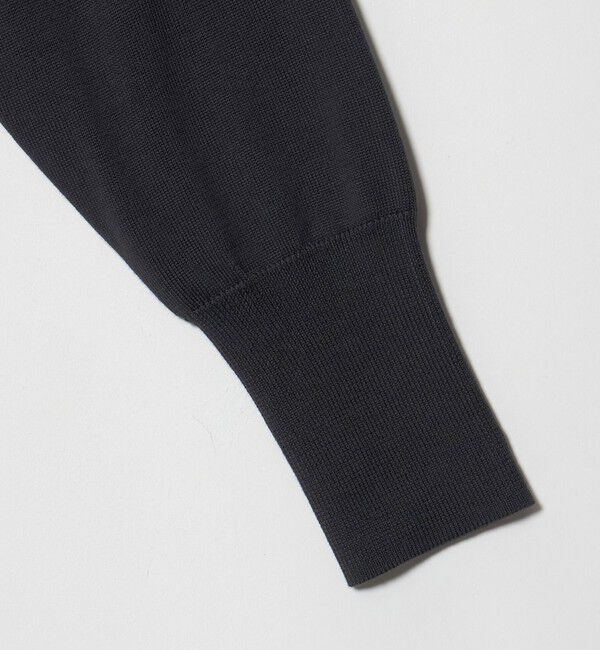 UNITED ARROWS green label relaxing「FINE BASIC アメリカンシーアイランドコットン 長袖 ニットポロシャツ」|ニット・セーター|