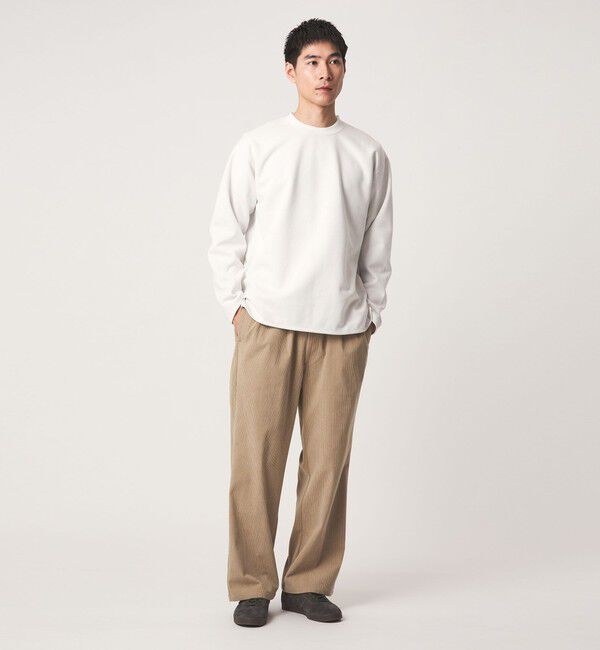 UNITED ARROWS green label relaxing「ダブルフェイス クルーネック 長袖 カットソー」|Tシャツ・カットソー|