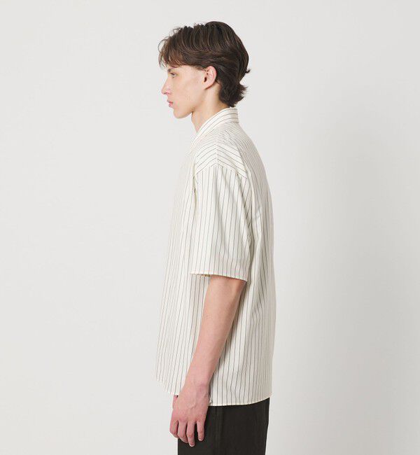 BEAUTY&YOUTH UNITED ARROWS「カネマサ莫大小 ストライプ スクエア フィット レギュラー シャツ」|シャツ・ブラウス|