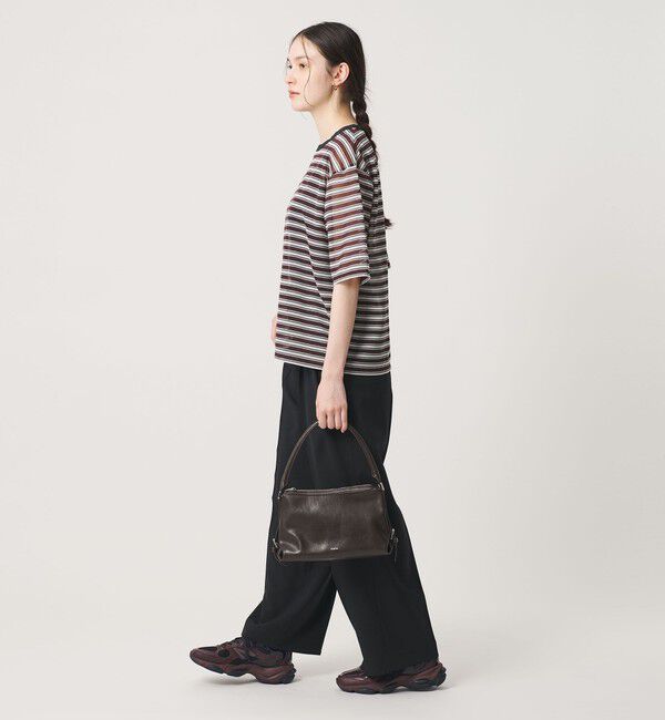 BEAUTY&YOUTH UNITED ARROWS「コットンポリエステル シアーボーダー Tシャツ」|Tシャツ・カットソー|