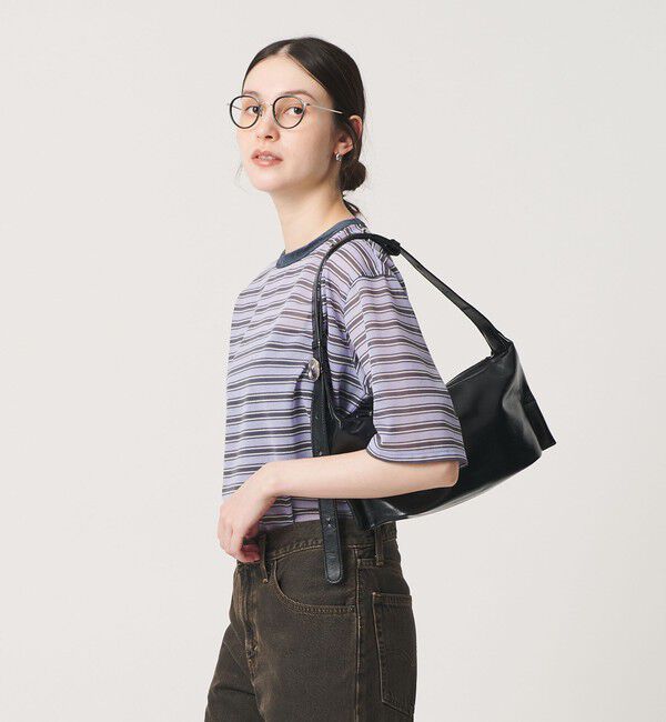 BEAUTY&YOUTH UNITED ARROWS「コットンポリエステル シアーボーダー Tシャツ」|Tシャツ・カットソー|