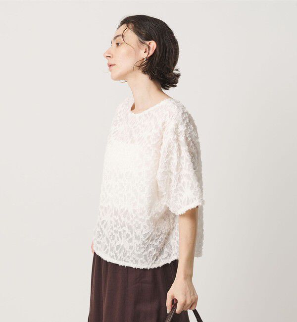 BEAUTY&YOUTH UNITED ARROWS「【WEB限定】シアージャガード 2WAYブラウス ウォッシャブル」|シャツ・ブラウス|