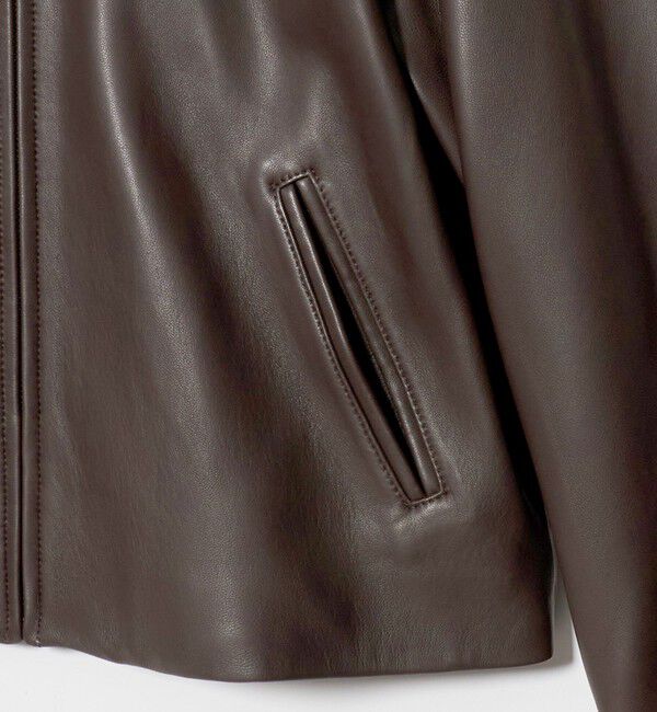 STEVEN ALAN「＜Steven Alan＞レザー ジップアップ ブルゾン」|その他|