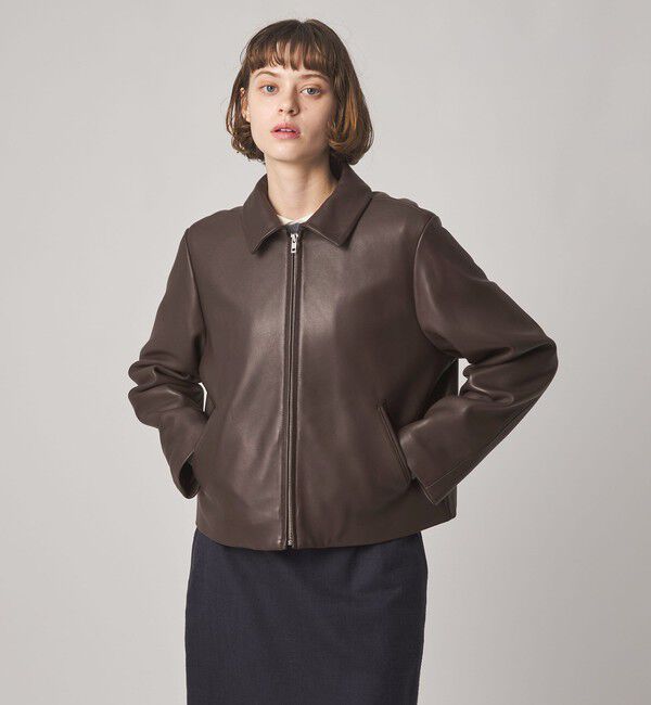 STEVEN ALAN「＜Steven Alan＞レザー ジップアップ ブルゾン」|その他|