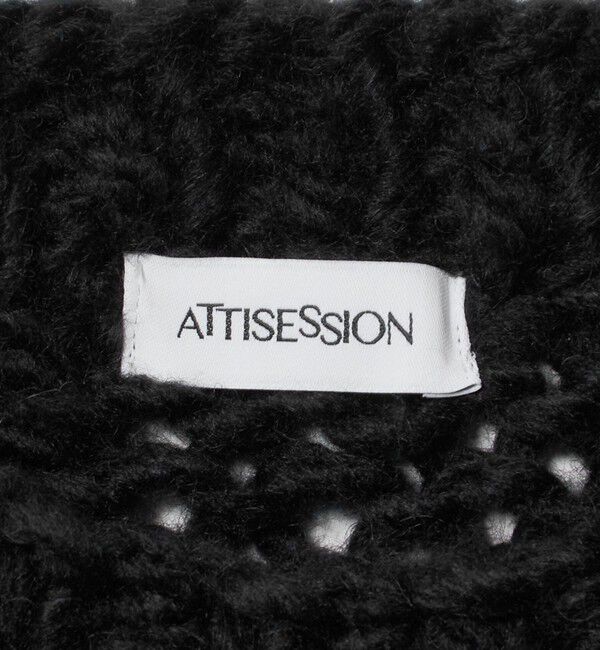 ATTISESSION「＜ATTISESSION＞ホールデザイン ニット」|ニット・セーター|
