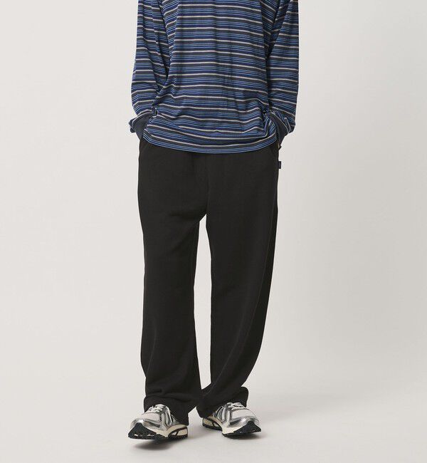 NICE WEATHER「＜NICE WEATHER＞ロゴ スウェットパンツ」|その他|BLACK