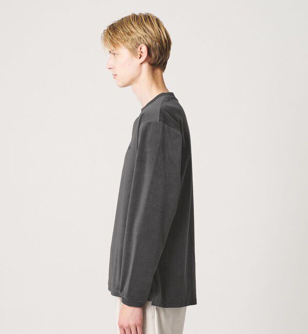 BEAUTY&YOUTH UNITED ARROWS「＜LACOSTE for BEAUTY&YOUTH＞ ベロア  ロングスリーブ Tシャツ」|Tシャツ・カットソー|
