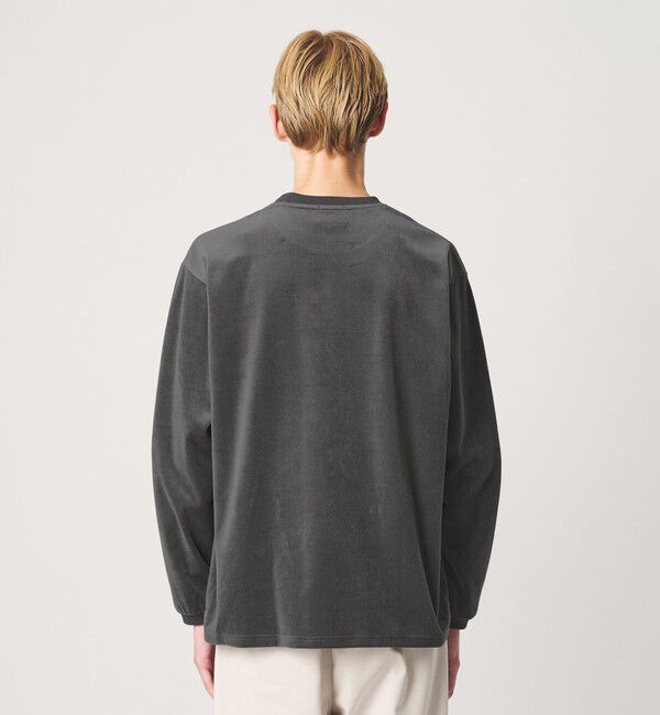 BEAUTY&YOUTH UNITED ARROWS「＜LACOSTE for BEAUTY&YOUTH＞ ベロア  ロングスリーブ Tシャツ」|Tシャツ・カットソー|