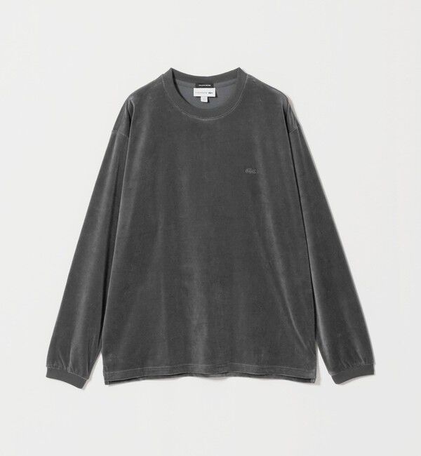 BEAUTY&YOUTH UNITED ARROWS「＜LACOSTE for BEAUTY&YOUTH＞ ベロア  ロングスリーブ Tシャツ」|Tシャツ・カットソー|