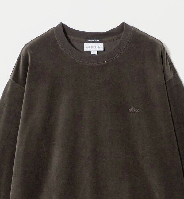 BEAUTY&YOUTH UNITED ARROWS「＜LACOSTE for BEAUTY&YOUTH＞ ベロア  ロングスリーブ Tシャツ」|Tシャツ・カットソー|