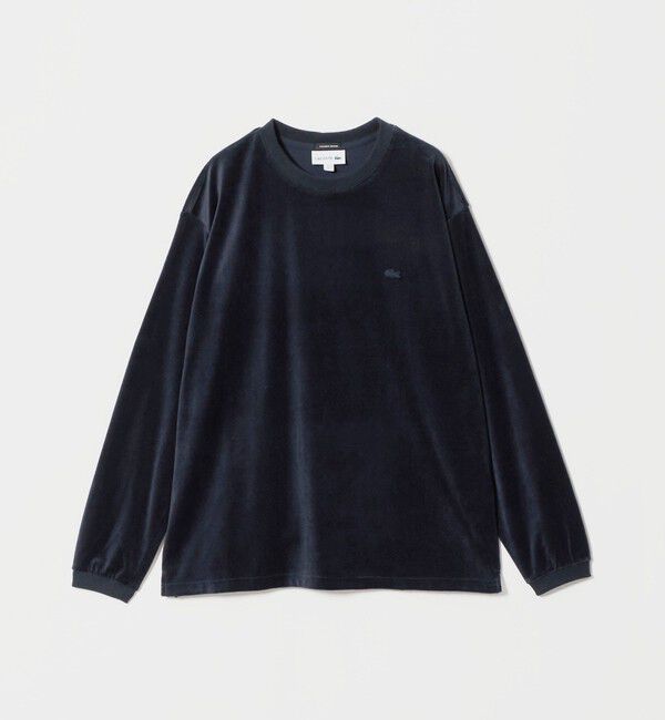 BEAUTY&YOUTH UNITED ARROWS「＜LACOSTE for BEAUTY&YOUTH＞ ベロア  ロングスリーブ Tシャツ」|Tシャツ・カットソー|