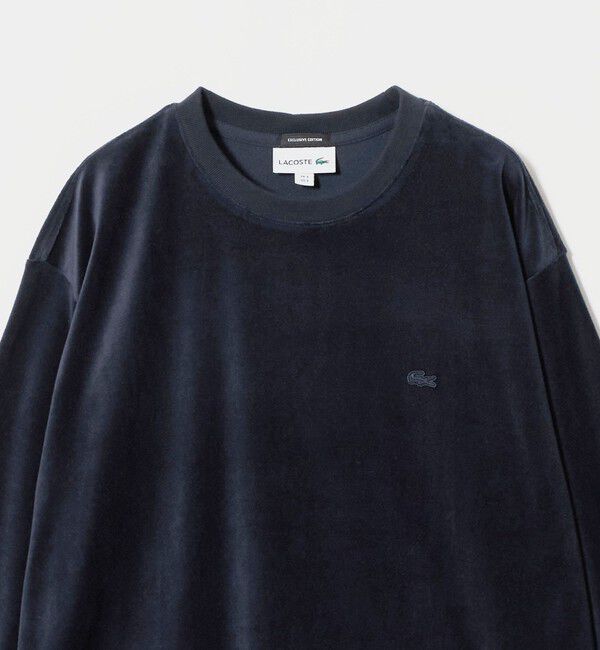 BEAUTY&YOUTH UNITED ARROWS「＜LACOSTE for BEAUTY&YOUTH＞ ベロア  ロングスリーブ Tシャツ」|Tシャツ・カットソー|