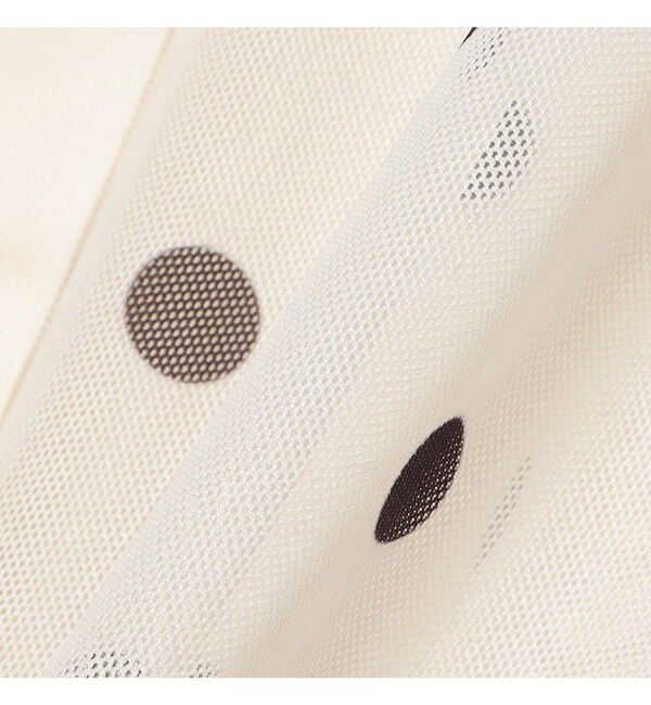 BEAMS SELECTION for WOMEN「BAUM UND PFERDGARTEN / JONIE メッシュ ドット シャツ」|Tシャツ・カットソー|