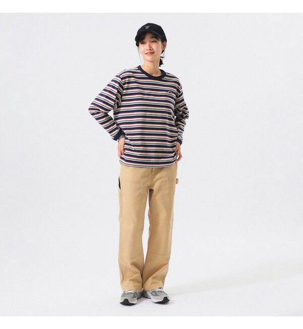 BEAMSBOY「【別注】LACOSTE / マルチ ボーダー Tシャツ」|Tシャツ・カットソー|