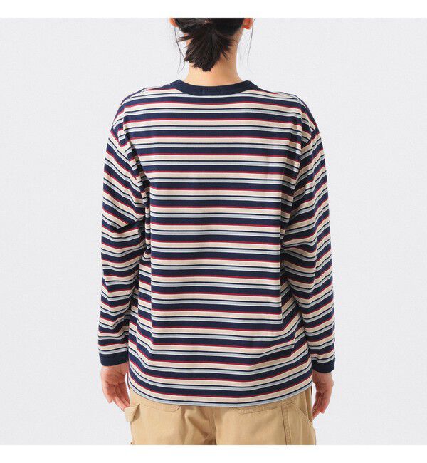 BEAMSBOY「【別注】LACOSTE / マルチ ボーダー Tシャツ」|Tシャツ・カットソー|