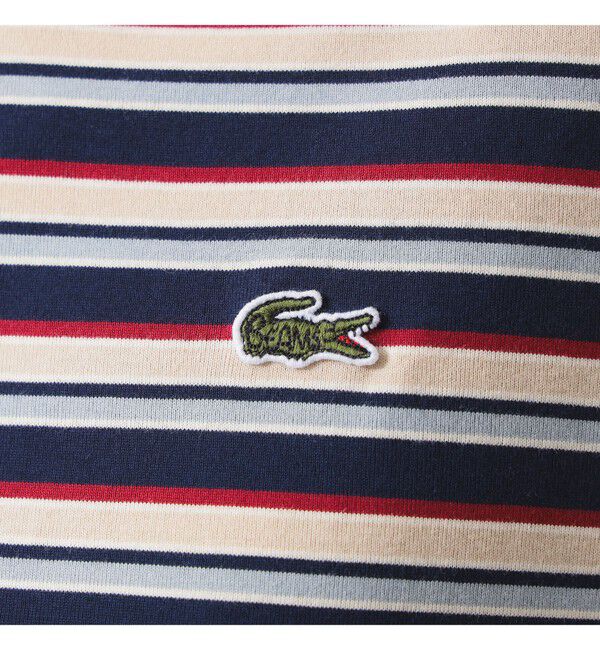 BEAMSBOY「【別注】LACOSTE / マルチ ボーダー Tシャツ」|Tシャツ・カットソー|