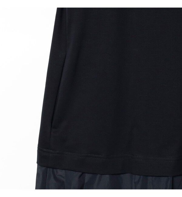 Demi-Luxe BEAMS 「タフタ コンビ Tシャツワンピース」|ワンピース|