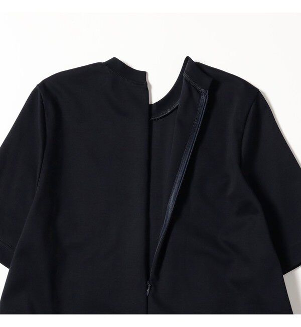 Demi-Luxe BEAMS 「タフタ コンビ Tシャツワンピース」|ワンピース|